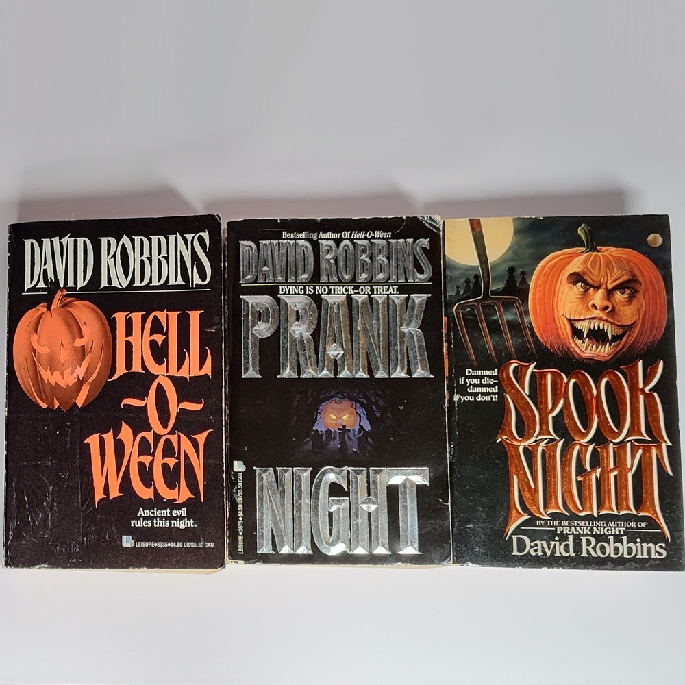 David Robbins Vintage 90's Horror Book Bundle
